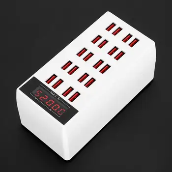 

20-Port Charger USB Charging Station Intelligent Distribution 100W for Tablet / Mobile Phone (AC100-240V) Charging Station