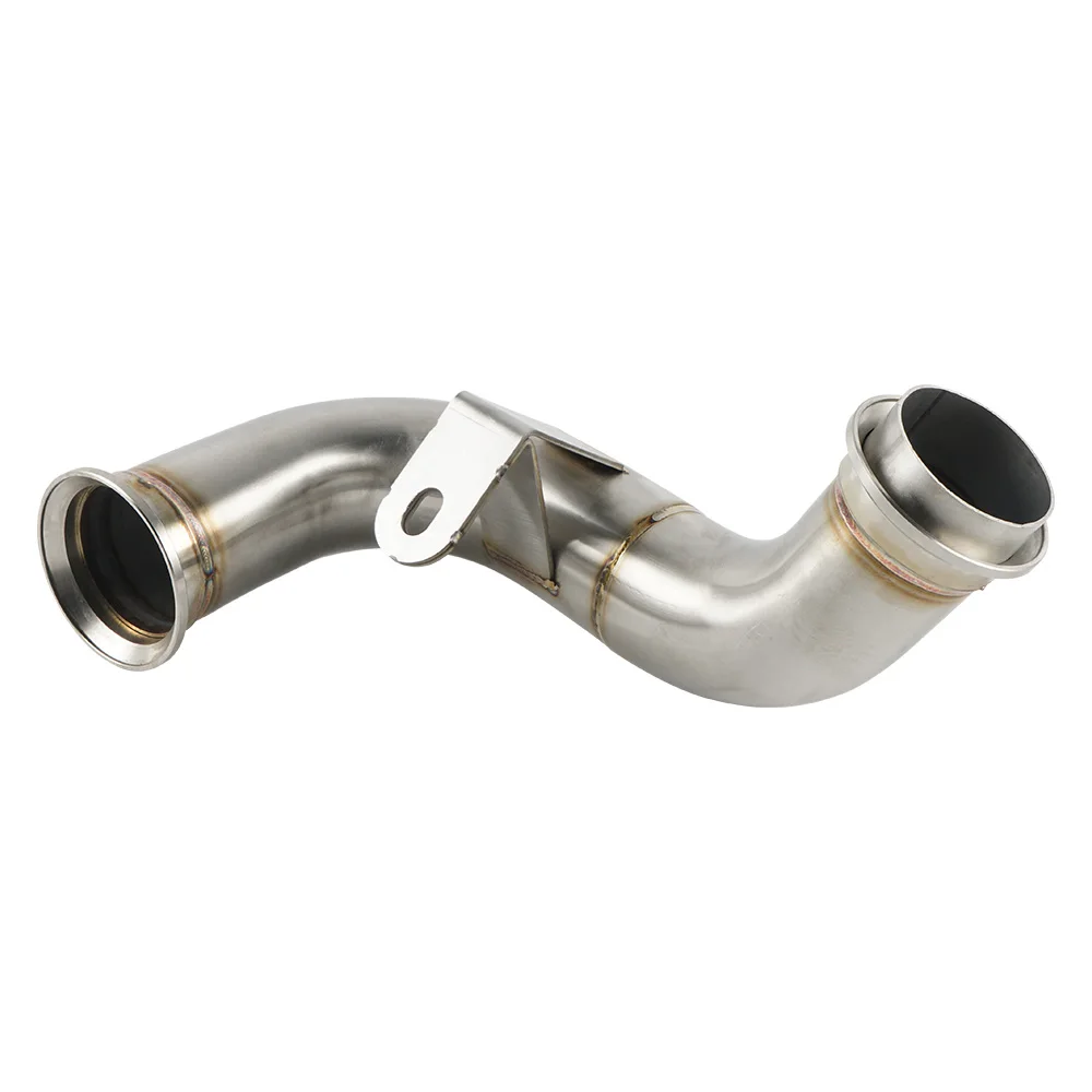 Motorcycle Exhaust Link Pipe For KTM 790 Adventure / R 2019-2021 2020 790 Adventure Decat Pipe Exhaust Catalyst Delete Pipe Motorcycle Exhaust Link Pipe For KTM 790 Adventure / R 2019-2021 2020 790 Adventure Decat Pipe Exhaust Catalyst Delete Pipe