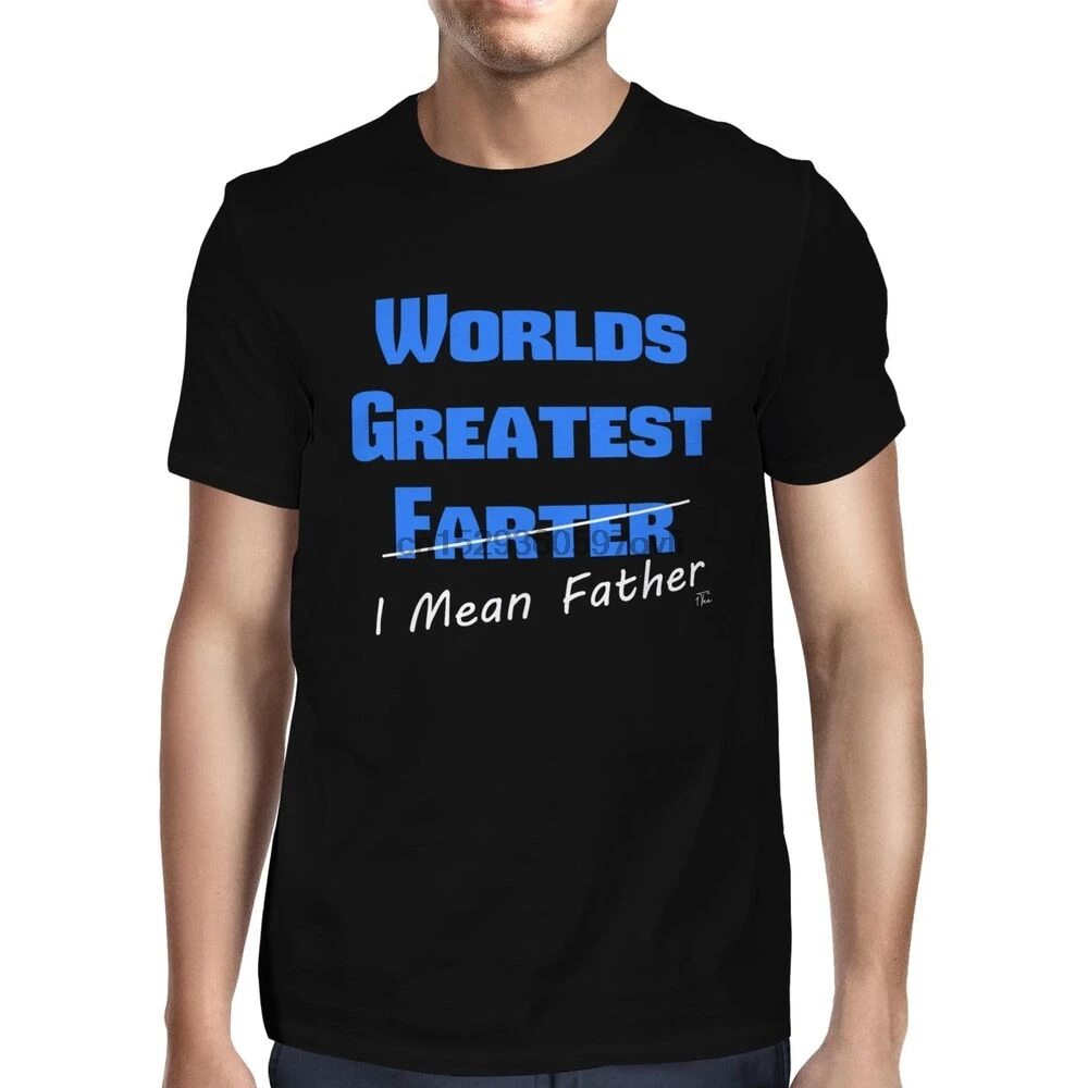 Mens Worlds Greatest Farter I mean Father T-Shirt | Мужская одежда