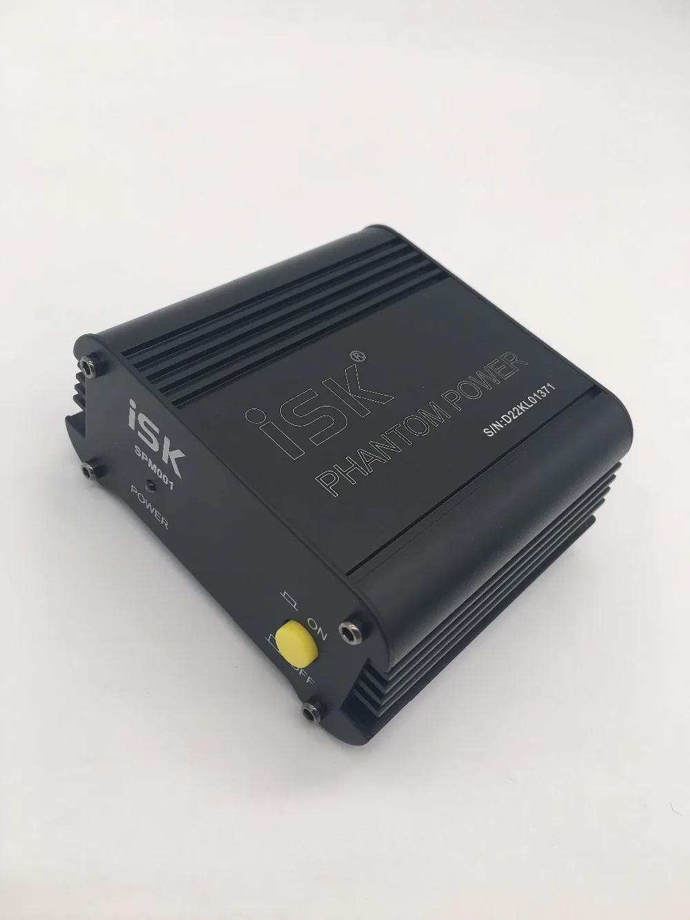 Высокое качество ISK SPM001 48V фантомное питание+ адаптер питания для конденсаторного микрофона