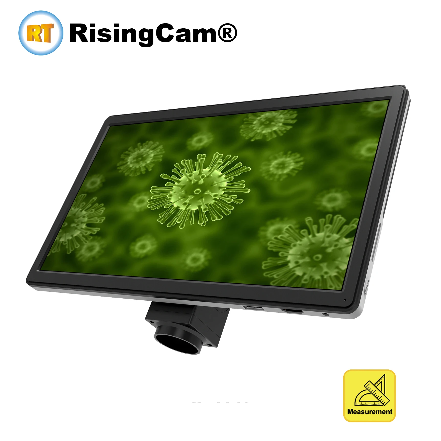 imx335 CMOS 센서 현미경 카메라, 11.6 인치 LCD HD 스크린, 측정 기능 포함, 1080P
