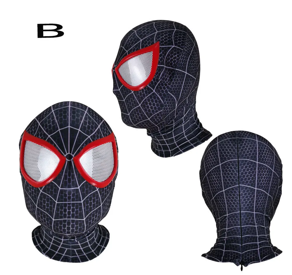 Spiderman Hood Mask Cosplay Prop Far From Home Peter Parker Mask Lenses Superhero Spider-Man Headgear
