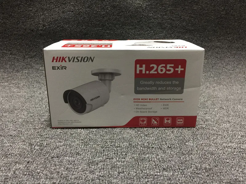 Оригинальная Hikvision, английская версия, DS-2CD2043G0-I, замена DS-2CD2042WD-I, 4MP, ИК, POE, сетевая камера, система безопасности
