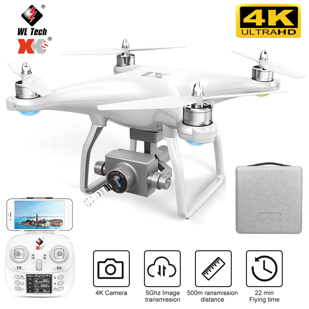 Wltoys X1S Pro Радиоуправляемый Дрон Квадрокоптер с дистанционным управлением и
