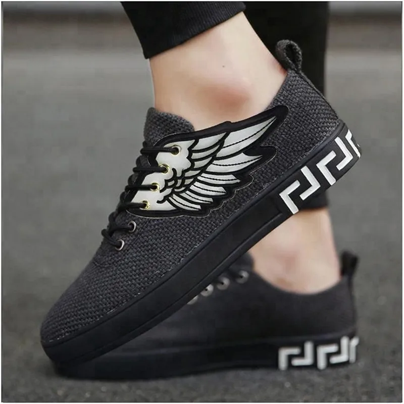 Personality Punk Shoes Wings Accessories Black Transparent Angel Wings for Ice Skates Shoes Sneakers DIY Shoe Wings Decorations