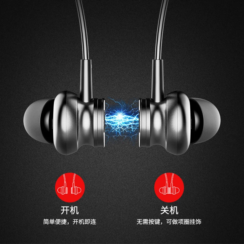 Langsdom L33 Binaural with Magnetic Switch Wireless Sports Bluetooth Headset Comfortable to wear Intelligent Voice Subwoofer