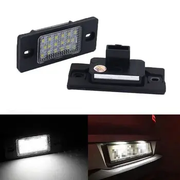 

2Pcs 12V LED License Number Plate Light Assembly 18 SMD 2835 Lamp Bulb Car Replacement Accessories for 955/957 02-10