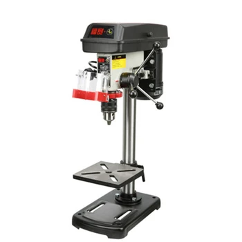 Online Small Vertical Milling Machine Multifunction Electric Bench Drill 550W Home Drilling Machine Equipment