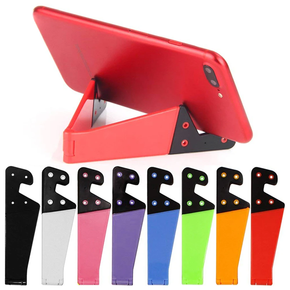 KISSCASE Phone Holder Foldable Cellphone Support Stand for iPhone Samsung Tablet Adjustable Mobile Smartphone Holder Stand