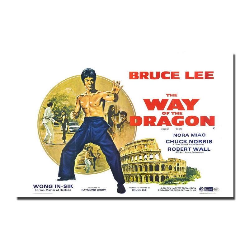 Way Of The Dragon 1972 Bruce Lee Movie Silk Fabric Wall Poster Art Decor Sticker Bright Painting Calligraphy Aliexpress Way Of The Dragon 1972 Bruce Lee Movie Silk Fabric Wall Poster Art Decor Sticker Bright Painting Calligraphy Aliexpress