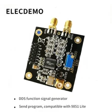 AD9850 module DDS signal generator sine wave square wave adjustable duty cycle Send STM32 program mwg20 20mhz signal generator duty cycle offset amplitude adjustable the dds source sweep