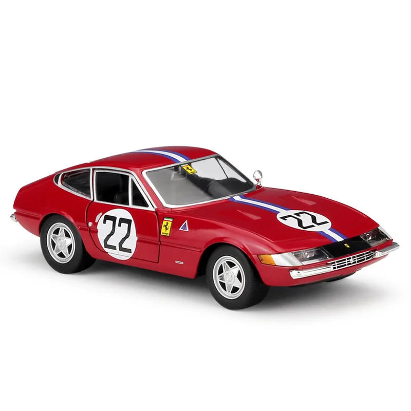 Модель автомобиля из сплава Bburago 1:24 FERRARI 365 GTB4 игрушка в подарок|Наземный