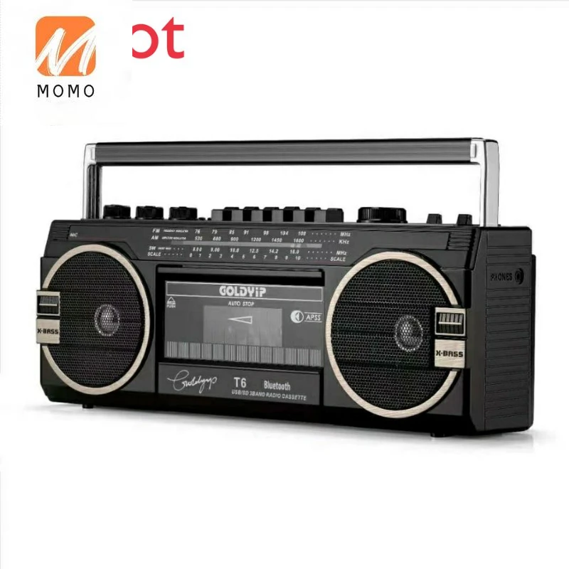 Retro Tape Player Vintage Cassette Recorder Usb Antique Radio Bluetooth Radio Switching Power