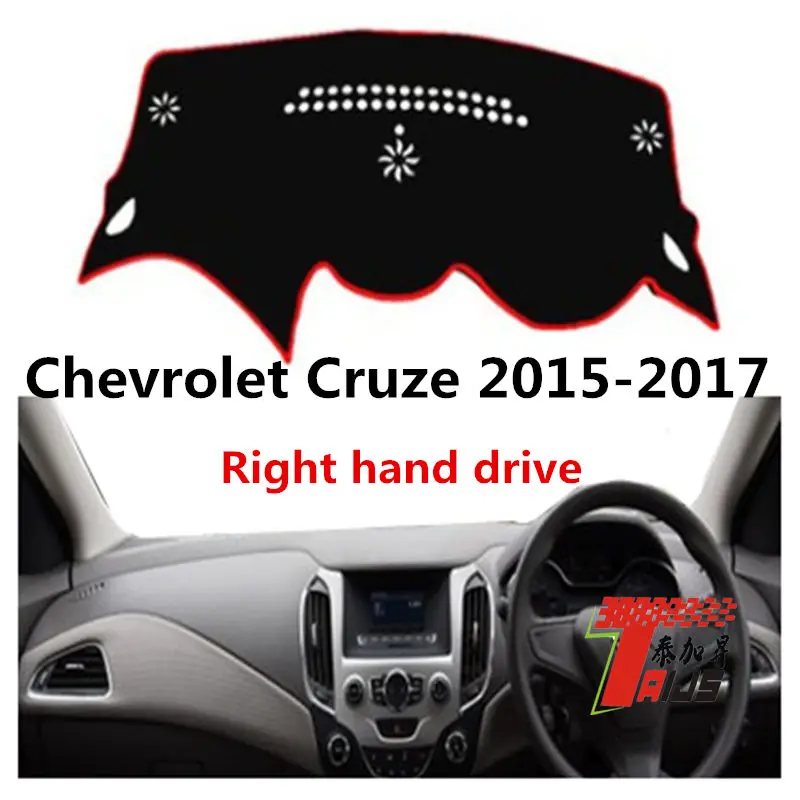 Taijs правый руль автомобиля приборной панели Крышка для Chevrolet Cruze- анти освещение полиэфирное волокно креативный производительный коврик