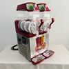Frozen Drink Slush Machine 2 x12L Smoothie Slushy Maker 2 Cylinder Snow Melting Tank Ice-Cool Juice Dispense Commercial 1