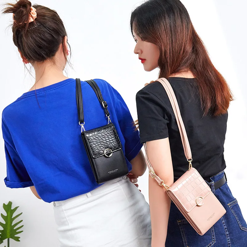 

2020 New Ladies Bag Solid Color Ladies Shoulder Fashion Simple Large Capacity Ladies Mobile Phone Bag Designer Bags Bolso Mujer