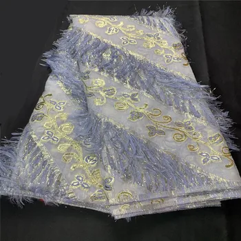 

African Lace Fabric 2020 High Quality Embroidered Brocade Lace French Tulle Lace Fabric For Nigeria Party Dress