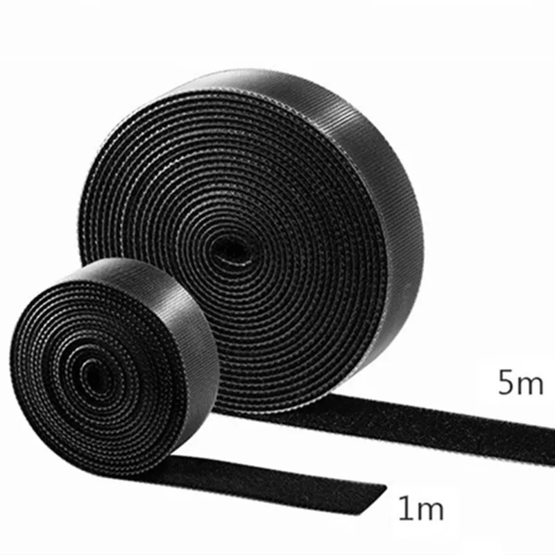 Nuevo Cable organizador lazos para ratón Cable titular auricular titular auriculares soporte Cable de Corte libre de teléfono de cinta enrollador de Cable USB
