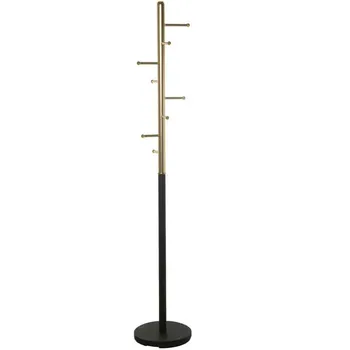 

Decorated-83425 Standing Coat Rack Metal Matte Gold/black, Metal: Stainless Ø30, 5x172cm