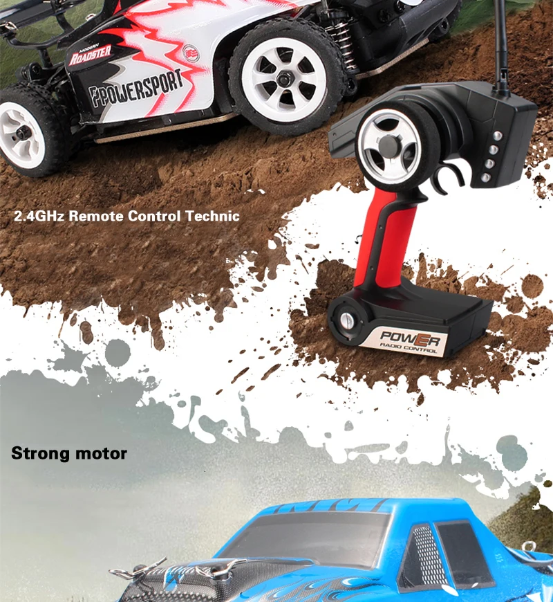 WLToys 4WD RC автомобиль K969 1:28 4CH внедорожник 2,4 ГГц высокоскоростной Монстр 30 км/ч RC багги рок Ровер гоночные машины для мальчиков ZLRC