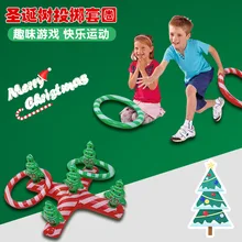 Стиль надувная Рождественская елка кольцо Рождественская активность игра реквизит родитель и ребенок интерактивная игра метание кольцо