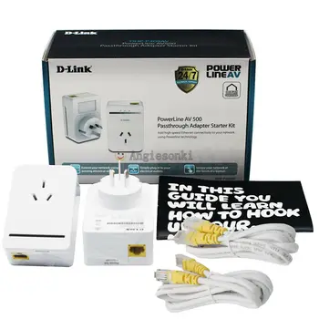 

D-LINK DHP-P309AV POWERLINE AV500 PASSTHROUGH ADAPTER NETWORK STARTER KIT DLINK