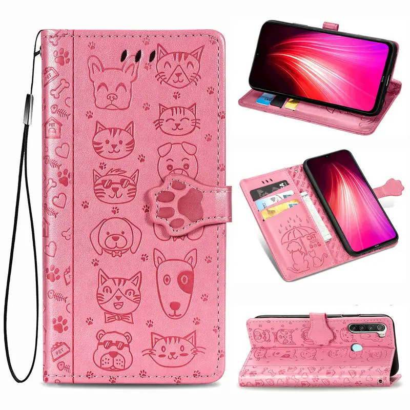 

Xiaomi Redmi Note 8T Case Luxury Leather Flip Wallet Cover For Redmi Note 8 T Note 8 Note 8 Pro Fashion Silicon Shockproof Cases