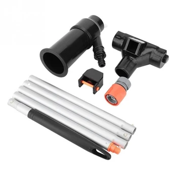 

Pool Vacuum Cleaner Swimming Pool Vacuum Jet 5 Pole Sections Suction Tip Connector Inlet Portable Detachable Cleaning Tool