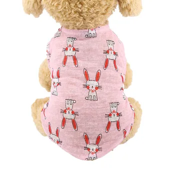 

Dog Clothes Pet Outfit Breathable Dog Clothes Spring Summer Dog Vest Puppy Small Dog T-Shirt French Bulldog Dog Tshirt Wholesale