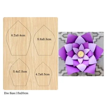 

Flower craft dies Cutting Dies Cuts Steel-rule Wooden Cutter wood Knife mold scrapbooking 218#