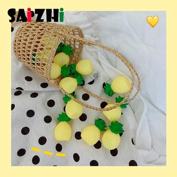 

Saizhi 4.5CM Squishy Pineapple Stress Reliever Ball Slow Rising Decompression Funny Toys For Adults Baby Gift