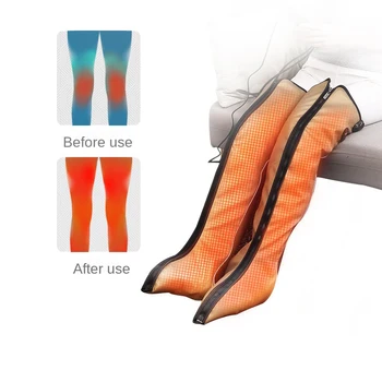 

Electric Air Compression Leg Massager Leg Wraps Foot Ankles Calf Massage Machine Heating Knee Pads Legging Vibration Foot Device