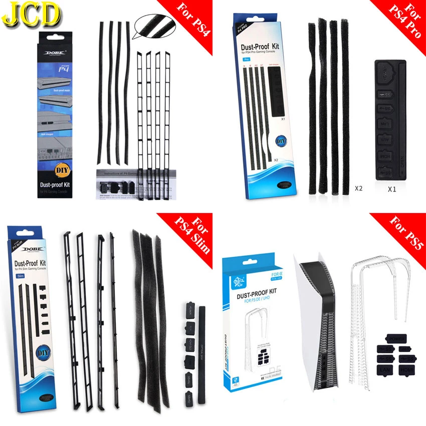 Jcd Dustproof Cover Filter Sponge Dust Proof Kit For Ps5 Ps4 Pro Game Accessories Dust Filter For Playstation 4 Ps4 Slim Console Accessories Aliexpress