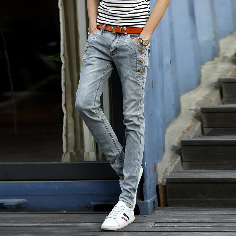 ICPANS Skinny Jeans Men Slim With 