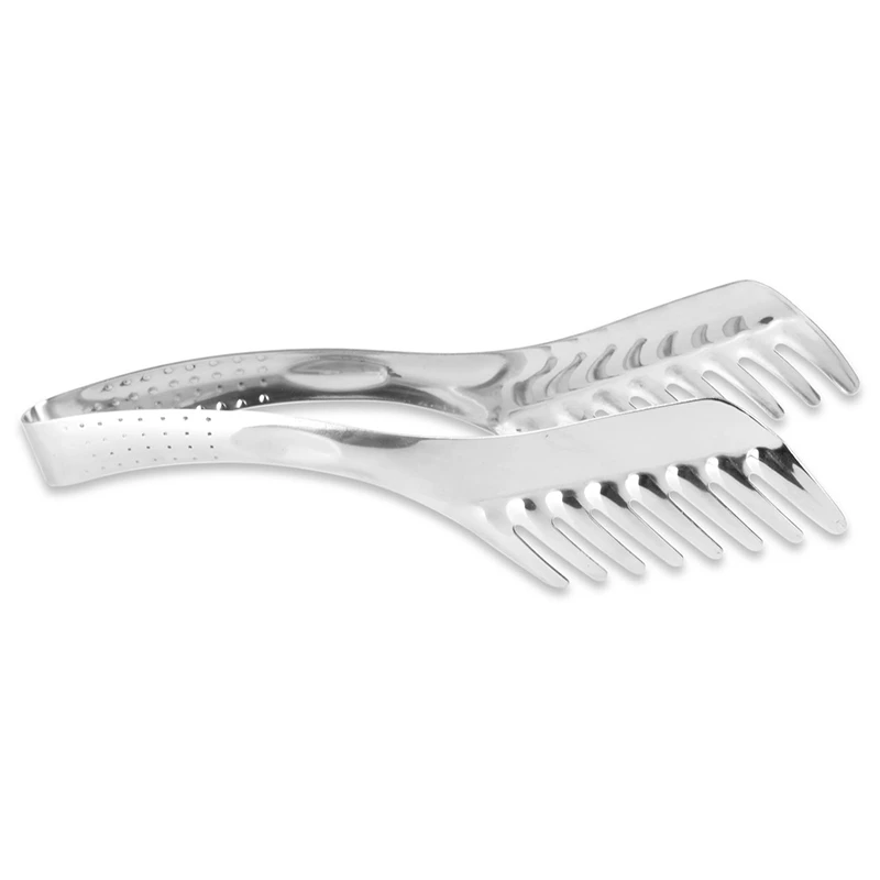 Kitchen Stainless Steel Cooking Tools Spaghetti Tongs Pasta Clip Clamp Bbq Noodles Tong Buffet Party Catering Utensils