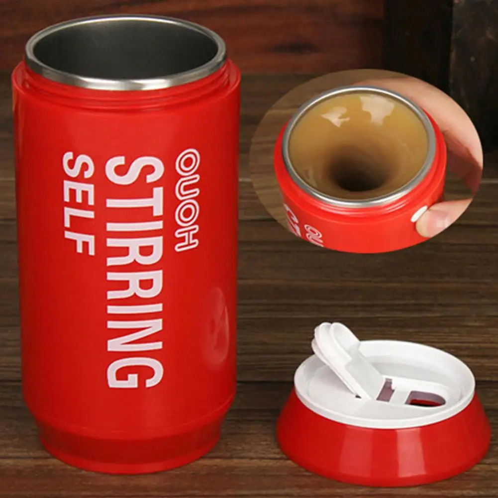 

250ml Can Shape Electric Self Stirring Auto Coffee Tea Cup Mug Mixing Drinkware