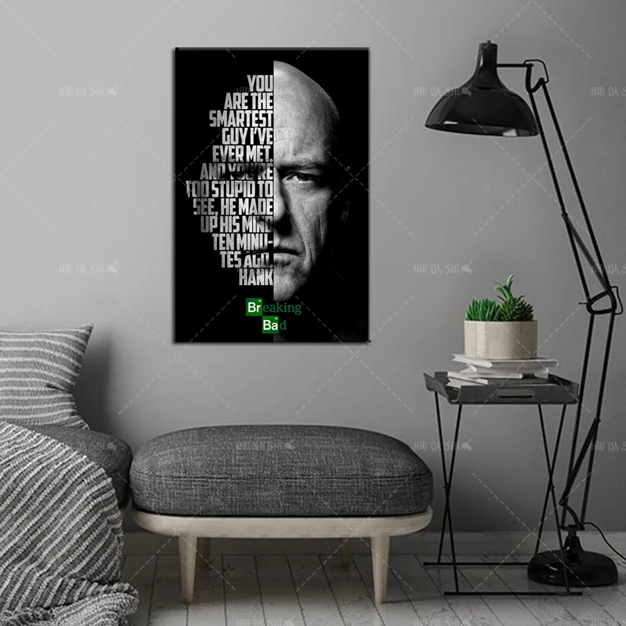 

Tv Show Quotes text art poster Nordic Poster And Prints Wall Art Canvas X066