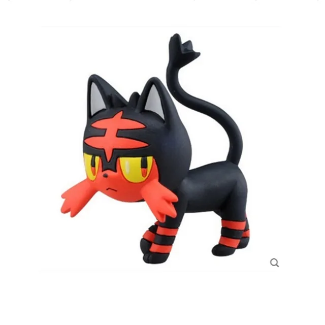 TAKARA TOMY POKEMON Litten Torracat Incineroar, экшн-фигурка, коллекция игрушек, мультфильм, Покемон, фигурка, игрушки, подарки для детей - Цвет: 1 pcs