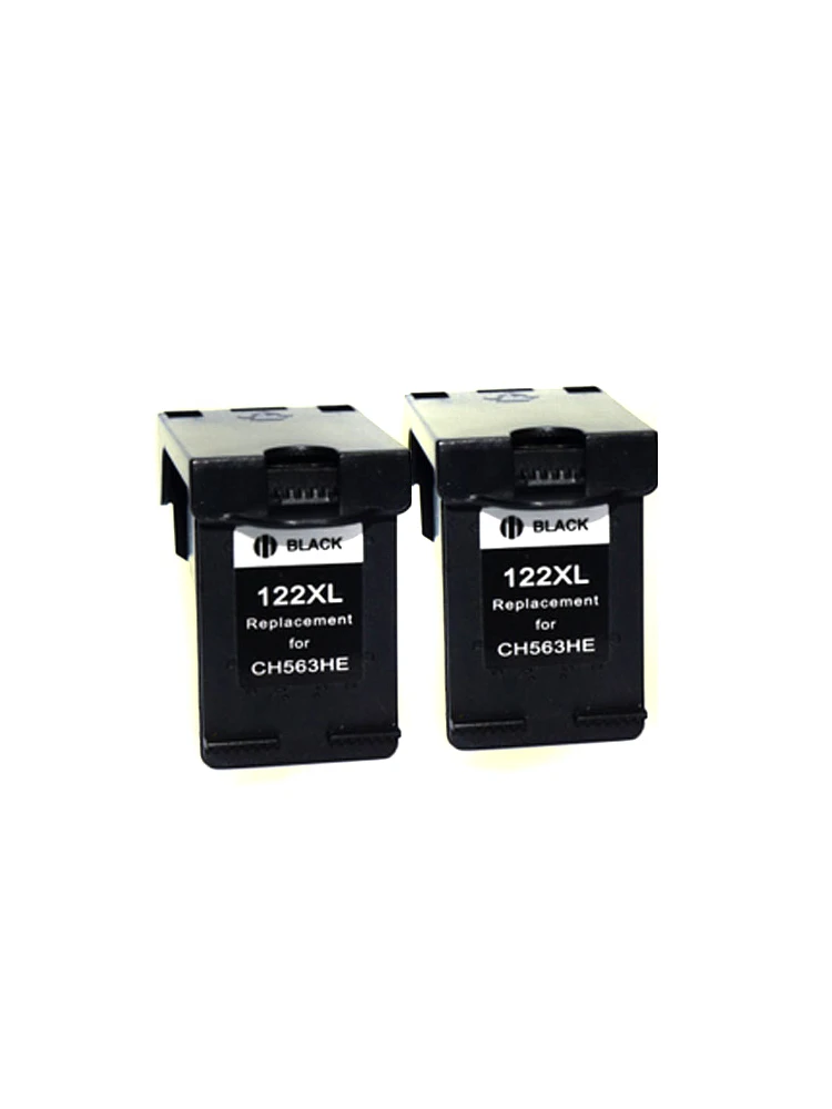 2 картриджи с черными чернилами совместимые 122 122xl DeskJet 1050/2050/2050s/D1010/1510/2540/4500|ink