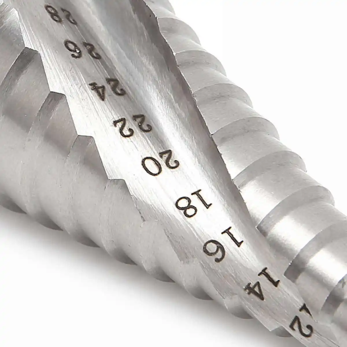 DWZ 3Pcs HSS 4241 Hole Cutter Spiral Flute Step Drill Bit Set Core Cone Step Drill