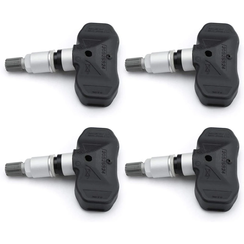 4 шт. датчики давления в шинах TPMS 20925924 для GM Cadillac Buick Chevrolet Pontiac