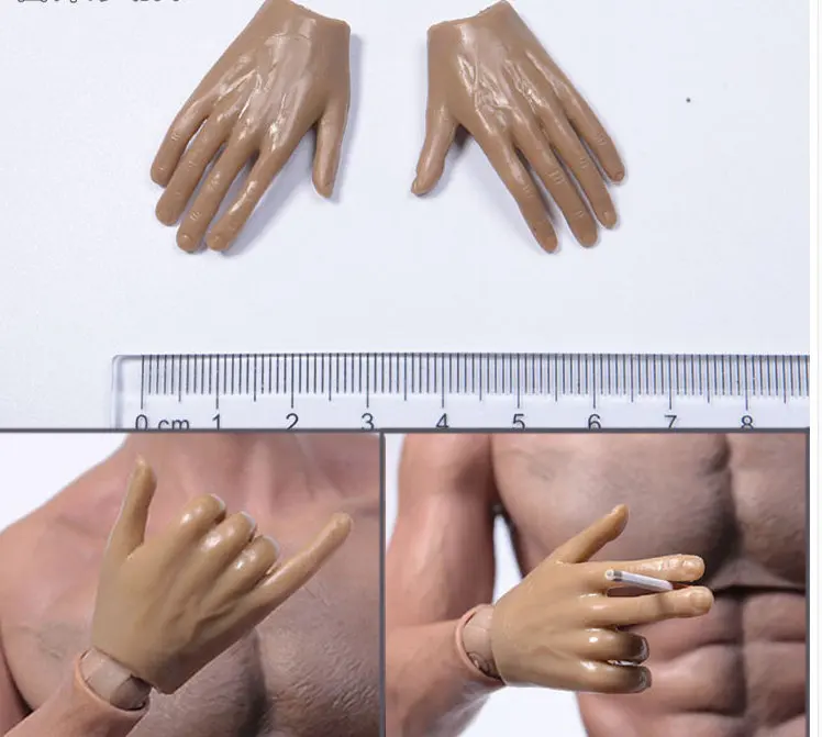XB29-07 1/6 Scale HOT Male Hands TOYS 
