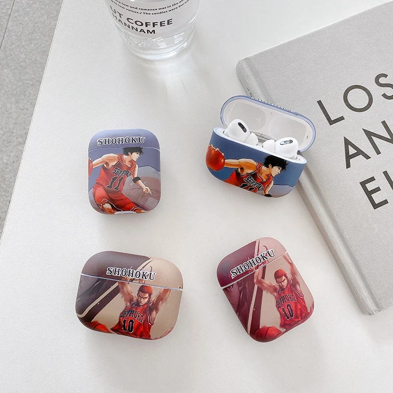 Чехол в стиле аниме Slam Dunk страстный баскетбольный для AirPods 1 2 pro зарядная коробка