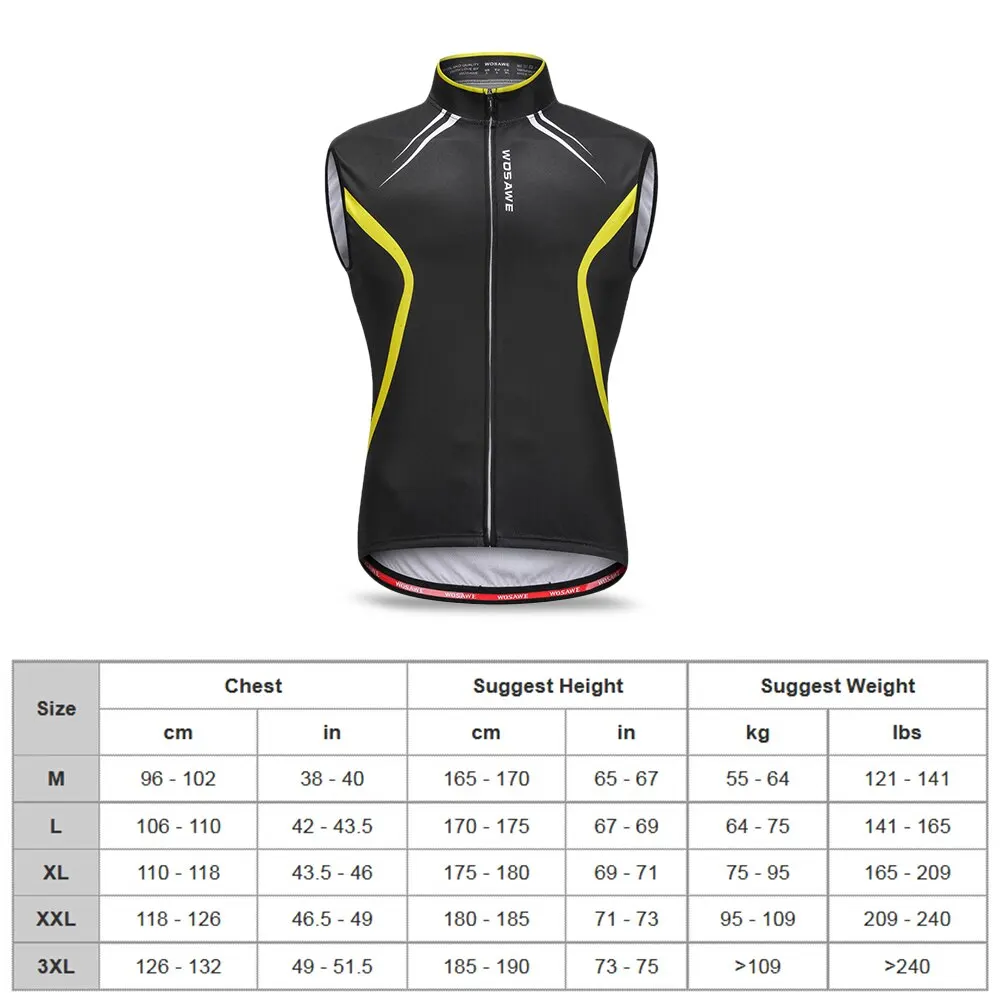 Wosawe, жилет для велоспорта без рукавов, джерси, одежда для велоспорта, для упражнений, дышащий, MTB, для езды на велосипеде, топ, спортивная куртка для мужчин и женщин
