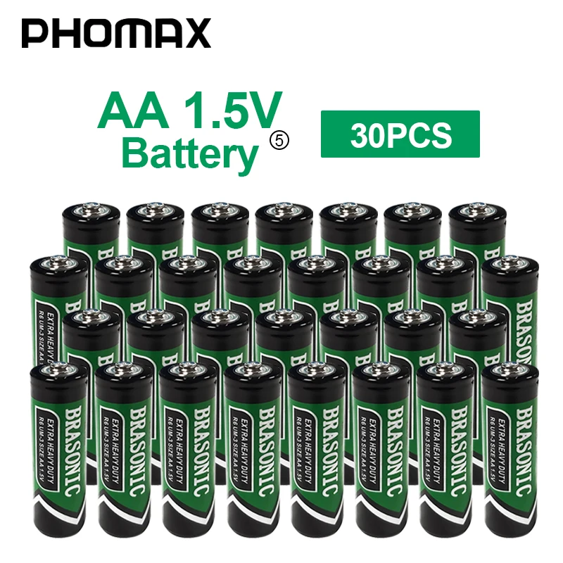 

PHOMAX 30pcs/pack AA disposable dry electronics battery 1.5V LST7 UM4 R03 toy battery clock remote control alkaline dry battery