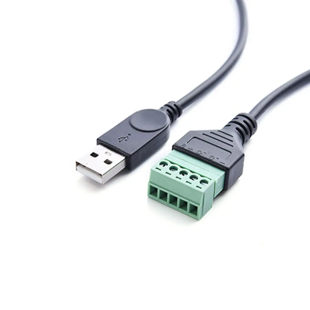Usb 2,0 Тип A мама/Папа до 5P винт W/30 см щит клемма Кабель-адаптер