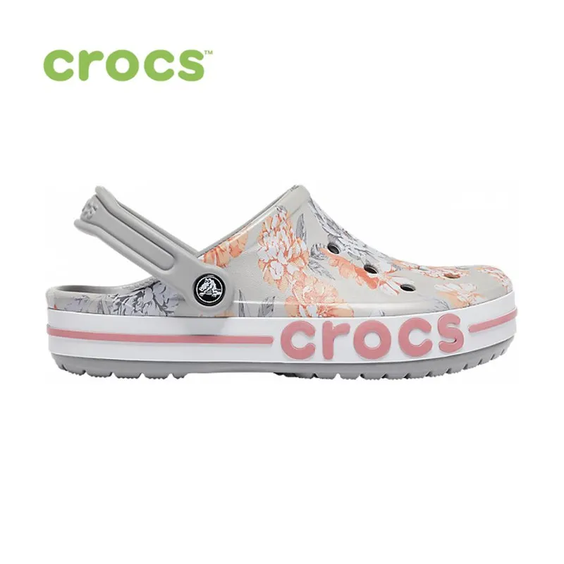 CROCS Bayaband Seasonal Printed Clog UNISEX|Пляжные и уличные сандалии| | АлиЭкспресс