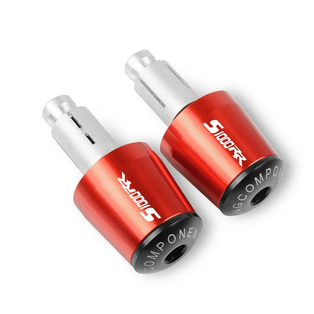 Motorcycle grips Bar End For BMW S1000RR 2009 2010 2011 2012 2013 2014 2015 2016 2017 2018 Handle Handlebar Plug End Cap grip Red-Black