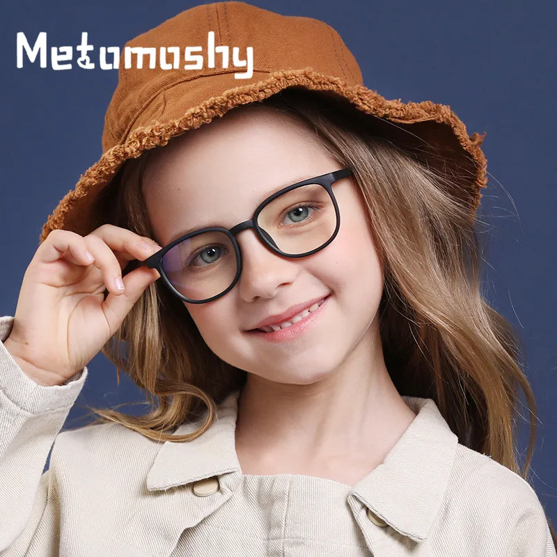 2020 Eye Glasses Frame for Kids Anti-blue Light Silicone Glasses Brand Children Soft Frame Plain Glasses Kids Eye Frame Eyewear