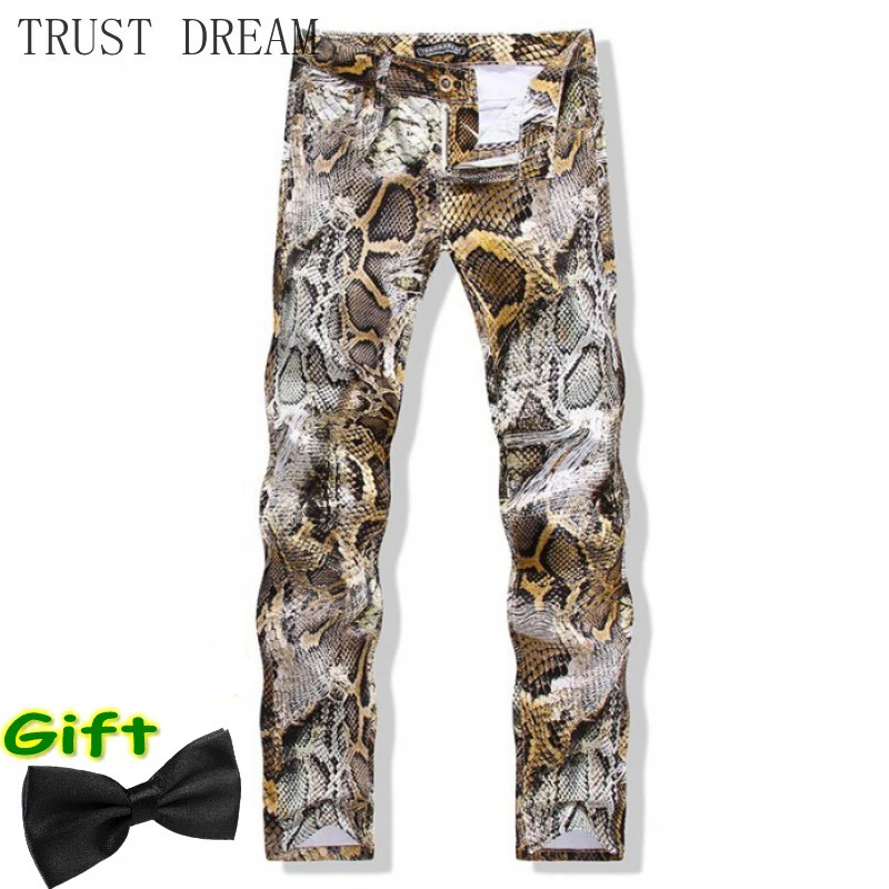 

Europeans Style Man Slim Floral Jeans Printed Men Cool Graffiti Paint Pants Men's Fashion pantalon homme jean vaqueros hombre